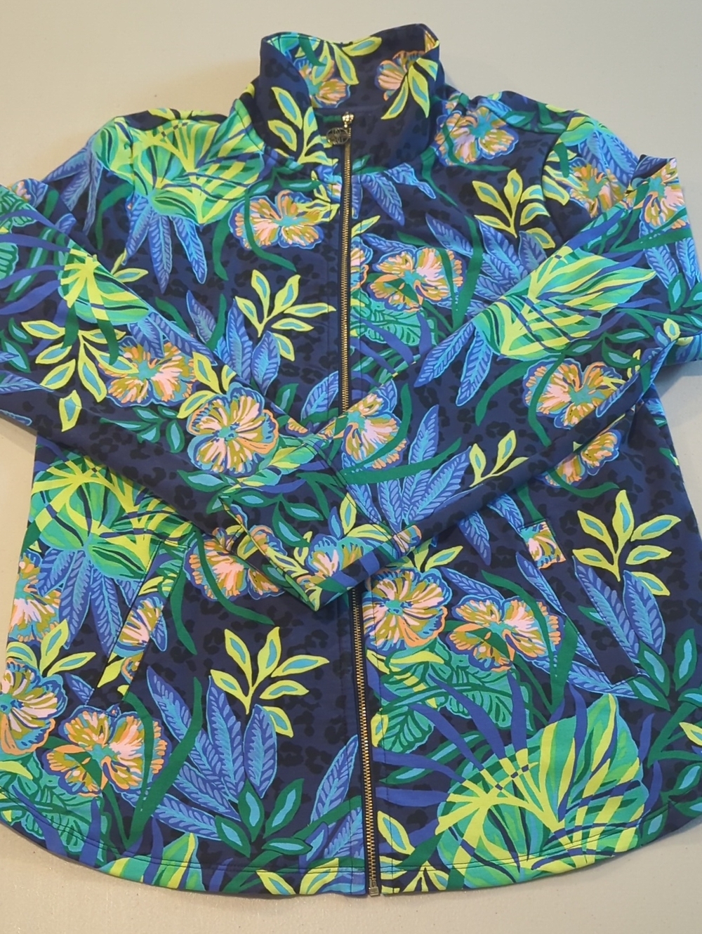 Lilly Pulitzer Leona UPF 50+ Zip Up Jacket